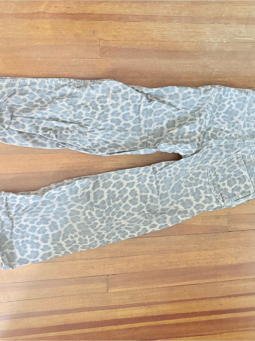 Sezane Le Crop Nevada Leopard Jeans - Size 34 (French) / size 2 US - Picture 7 of 8